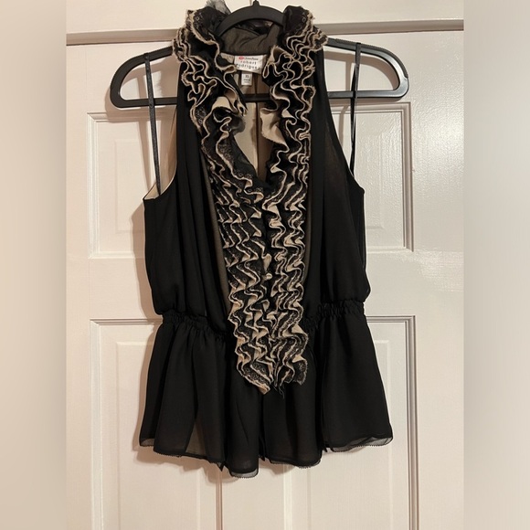 #62 ROBERT RODRIGUEZ • NEIMAN MARCUS FOR TARGET • RUFFLE PEPLUM TOP - Picture 5 of 11